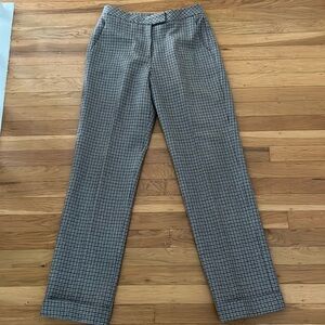 Vintage J. Crew wool plaid trousers! Size 6. Adorable. Excellent condition.